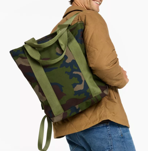 Custom Giant Large Zipper Cotton Canvas <b>Tote</b> <b>Bag</b> Camouflage Durable Grocery Sporty Shoulder Strap Custom Logo Factory Direct OEM - Product Image 5