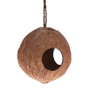 Produit pour animaux d'élevage fabriqué au Sri Lanka, exporté, grotte cachette en coquille de noix de coco, idéale pour les oiseaux, les pigeons, les reptiles, les terrariums et les rongeurs - Product Image 1
