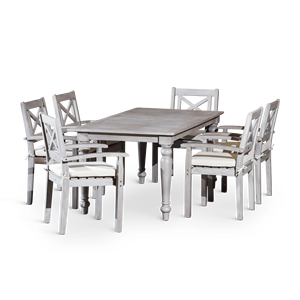 Set da pranzo da 7 pezzi rettangolare - Product Image 1