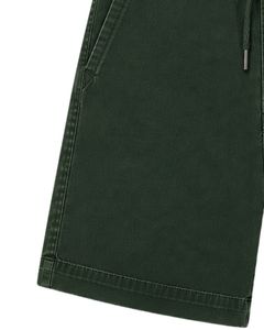 Shorts de bain pour hommes vert forêt, séchage rapide, taille élastique avec cordon de serrage, décontractés pour la plage et les vacances - Product Image 3