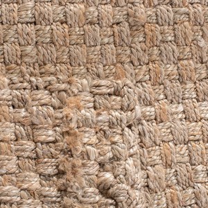 Natural Jute Flat Weave Area <b>Rug</b> Rectangle Solid Color Modern Eco Friendly Living Room Home Decor <b>Thin</b> Pile - Product Image 6