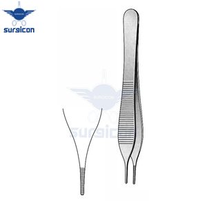 Pinzas Adson de 12 cm / 4-3/4 Pulgadas, Instrumento Quirúrgico de Acero Inoxidable para Manipulación de Tejidos con Puntas Finamente Dentadas para Uso General - Product Image 4