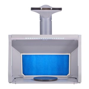 Kit de Cabina de Pintura Portátil con Aerógrafo, Luces LED, Ventiladores Dobles y Manguera de Extensión para Extracción de Aire - Product Image 1