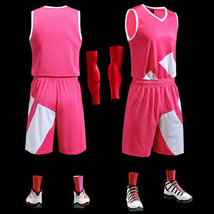 Tenues de basket-ball réversibles fabriquées en usine, uniformes de basket-ball par sublimation, ensemble de maillots pour équipe de basket-ball - Product Image 4