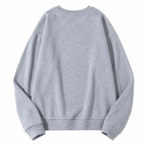 Sweat-shirt gris oversize à col rond pour homme, imprimé New York U.S.A, pull décontracté en coton tricoté pour l'automne, manches régulières, anti-boulochage - Product Image 5