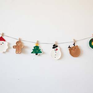 Happy Cotton Christmas Ornament set Pattern ONLY - Product Image 1