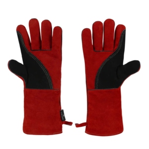 Gants de sécurité anti-vibration en cuir de vachette véritable et durable avec manchette de sécurité, résistants aux flammes et à la chaleur, protection pour le soudage - Product Image 1