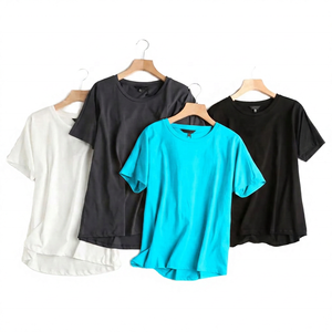 Men's Casual Short Sleeve O-Neck Solid Color <b>T</b>-<b>Shirt</b> Regular <b>Fit</b> Knitted Cotton Breathable Blank Design <b>White</b> Black Gray Beige - Product Image 6
