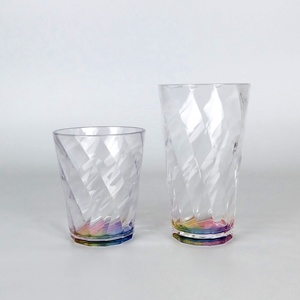 Gobelet à boire en plastique acrylique coloré - Product Image 3
