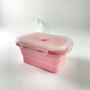 Lonchera Rectangular Plegable – Silicona de Grado Alimenticio, Apta para Lavavajillas y Ahorra Espacio, Bento para Oficina, Escuela y Picnics - Product Image 5