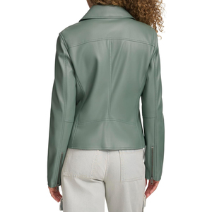 High Quality Wholesale <b>Women</b> Leather <b>Jacket</b> Custom Design Full Sleeve Breathable Outdoor Street Wear Leather <b>Women's</b> <b>Jackets</b> - Product Image 1
