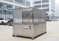 Machine à glaçons en cubes de 5 tonnes de la marque Sindeice Factory, nouvelle, de haute qualité, pour boissons froides