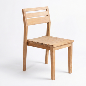 Modern Entna <b>Stackable</b> Outdoor <b>Dining</b> <b>Chair</b> Durable Solid Teak Wood for Indoor/Outdoor Use Eco-Friendly Villa & Kitchen <b>Dining</b> - Product Image 3