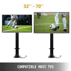 Meccanismo di Sollevamento TV con Corsa di 39,4 Pollici, Compatibilità TV 32-70 Pollici, Telecomando, Intervallo Altezza 28,74-68,11 Pollici, Carico Massimo 154 Libbre - Product Image 2
