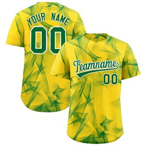 เสื้อเบสบอลกีฬา 100% โพลีเอสเตอร์ ระบายอากาศได้ดี แห้งเร็ว ซับเหงื่อ พิมพ์ลายแบบซับลิเมชั่น ชื่อทีม ผู้ใหญ่ ใส่ได้ทั้งชายและหญิง - Product Image 1