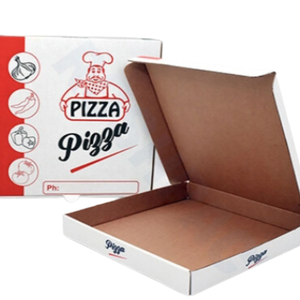 Eco Friendly <b>Pizza</b> <b>Boxes</b> Corrugated Custom Size Printed Packaging Supplier for B2B - Product Image 1