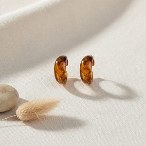 Pendientes de Resina Hechos a Mano, Joyería Moderna y Elegante, Forma Personalizada, Acabado Brillante, Regalos y Artesanías - Product Image 3