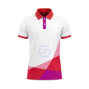 Polo de golf à manches courtes pour homme, haute performance, 100 % polyester, tissu respirant et à séchage rapide pour le sport et les occasions décontractées - Product Image 4