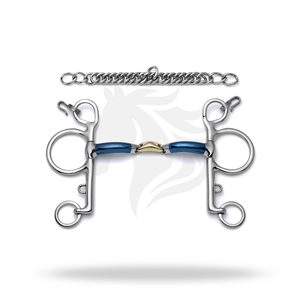 Bocado de hierro Pelham para entrenamiento y control de equitación - Product Image 1