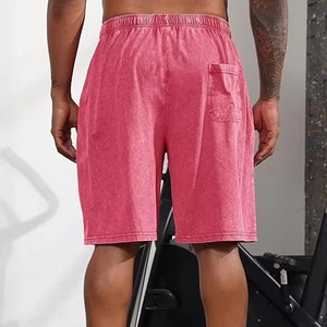 Pantalones Cortos Deportivos de Cintura Media para Hombre, Estilo Urbano, de Malla Transpirable, 100% Algodón, con Bolsillo Elástico, Venta al por Mayor - Product Image 4