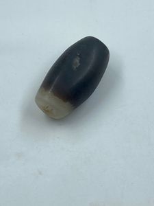 Agate naturelle de forme cylindrique, pierre précieuse de joaillerie fine, couleur noire, 35,77 carats, 12,70x25,40 mm, fournisseur indien R.K. GEMS JEWELLERY - Product Image 4