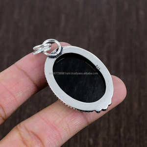 Natural elegante 925 colgante de plata esterlina hecho a mano encanto de piedras preciosas naturales para esposa regalo de joyería de piedra natal - Product Image 6