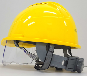 Casco industrial de Corea, tapa de seguridad con ventilación certificada EN397 EN166, con visera, casco duro, CE, EN397, - Product Image 1