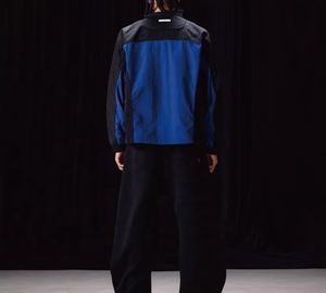 Veste coupe-vent en nylon à blocs de couleur rétro pour hommes, style 2026, logo personnalisé - Product Image 4