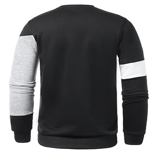 เสื้อสเวตเชิ้ตคอกลมผู้ชาย พรีเมียม ผ้าฝ้ายถักนิตติ้ง 100% ระบายอากาศได้ดี เป็นมิตรกับสิ่งแวดล้อม ลายพิมพ์นูนด้านหน้า - Product Image 1