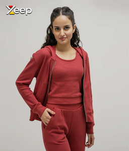 Sudadera con Capucha XEEP Personalizada, Informal, de Invierno, Tejida, con Estampado por Transferencia de Calor, para Hombre, con Logotipo Frontal, Bolsillo, Transpirable y de Secado Rápido - Product Image 1