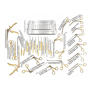 Ensemble d'instruments FESS pour la chirurgie endoscopique des sinus, en acier allemand A+, ensemble d'instruments chirurgicaux ORL, outils réutilisables - Product Image 4