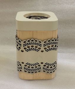 Quemador de Incienso Mubkhar de Madera Natural, Moderno, Elegante, Ecológico, Antiolores, para Quemar Fragancias de Bakhoor y Oud - Product Image 4