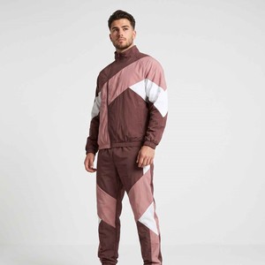 Custom Windproof Detachable Zipper Tracksuit Nylon Windbreaker <b>Jacket</b> & Jogger Pants Men's Windproof Sports Set - Product Image 2