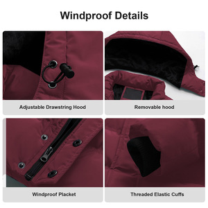 High Quality Men's Reversible Zipper Puffer <b>Jacket</b> Windproof <b>Winter</b> Designer Brand Regular Length Men Puffer <b>Jacket</b> Wholesale - Product Image 4