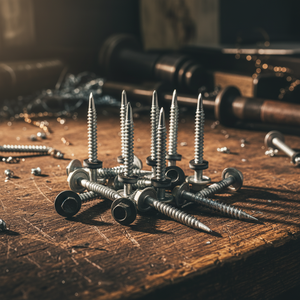 Tornillo Autoperforante de Cabeza Hexagonal Modelo PDC 12, Acero al Carbono Clase 4.8 6.8, Rosca Gruesa Zincada/Galvanizada, Arandela EPDM en Pulgadas - Product Image 1