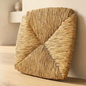 Eco Friendly Handmade Seagrass <b>Chair</b> Cushion Woven Natural Dining <b>Chair</b> Seat <b>Pad</b> Supplier - Product Image 2