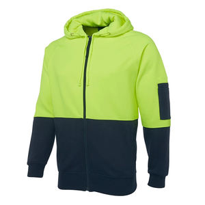 Custom Wholesale Winter Thickened Warm Fleece Cotton Men Casual Men's Zipper Jacket Safety Wear - Product Image 2