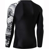 Dernier modèle de rashguard pour homme à manches longues, rashguard de surf à manches longues, rashguard de compression à manches longues, qualité supérieure pour homme