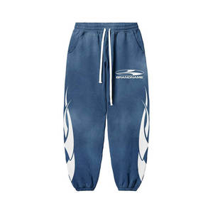 Acid Wash Sweat Suit Top Quality Sun Faded Tracksuit Hooded & <b>Trouser</b> 100% Cotton <b>Baggy</b> Look Unisex Tracksuit Set - Product Image 5