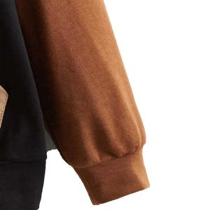 Sweat à capuche unisexe de haute qualité pour homme 2025, avec logo personnalisé, manches longues, en polaire écologique, ensemble de vêtements d'automne, OEM, grandes tailles - Product Image 3