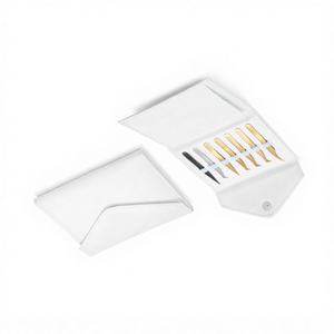 Ensemble de pinces à cils DANTRIC IMPLANTS BY-664, étui en simili cuir, outils de précision, pointe lisse, durable, pour les sourcils - Product Image 4