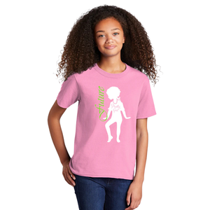 Camiseta Pink Future Pretty Girl AKA para jóvenes, de algodón, manga corta, cuello redondo, gráfico, informal, suave y cómoda para niños - Product Image 6