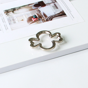 Durable Zinc Alloy Flower Shaped Cabinet Knob Modern Decorative <b>Pull</b> Handle for Kitchen Bathroom Bedroom Nightstands Furniture - Product Image 1