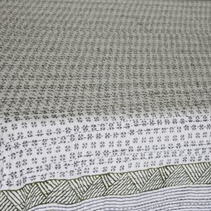 New Collection of Cotton Hand Made Printed Kantha Bed Spread Hand Woven Reversible Kantha <b>Bedspread</b> - Product Image 5