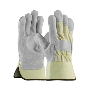 Gants de travail en cuir anti-coupure pas chers pour la construction, l'industrie, l'exploitation minière et la conduite – Équipement de protection des mains - Product Image 3