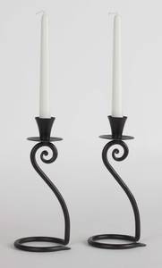 Engraved Design <b>Tall</b> Black Metal <b>Table</b> Top Candle Stand for Home Decor Christmas Wedding Party Anniversary Home Decoration - Product Image 4