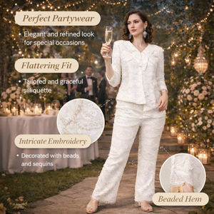 Ensemble coordonné pour femme, look luxueux |   Ensemble haut et bas assorti inspiré des créateurs pour les marques de mode et la vente en gros en Inde - Product Image 4
