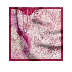 Tela de Satén Estampada Personalizada de Alta Calidad para Bufandas, para Campañas de Marketing de Marca Privada en Europa e Israel, OEM ODM - Product Image 1