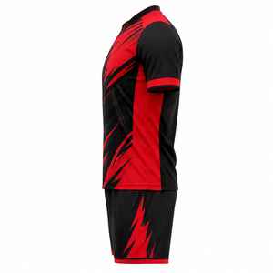 Ensemble d'entraînement de football pour hommes le plus vendu – Respirant, séchage rapide, deux pièces, sans manches, taille élastique, numéros d'équipe personnalisés, anti-transpiration - Product Image 3
