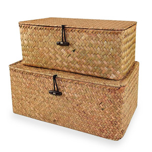 Caja de almacenamiento de perfume de seagrass, organizadores de rafia, precio económico, directo de proveedor verificado - Product Image 5